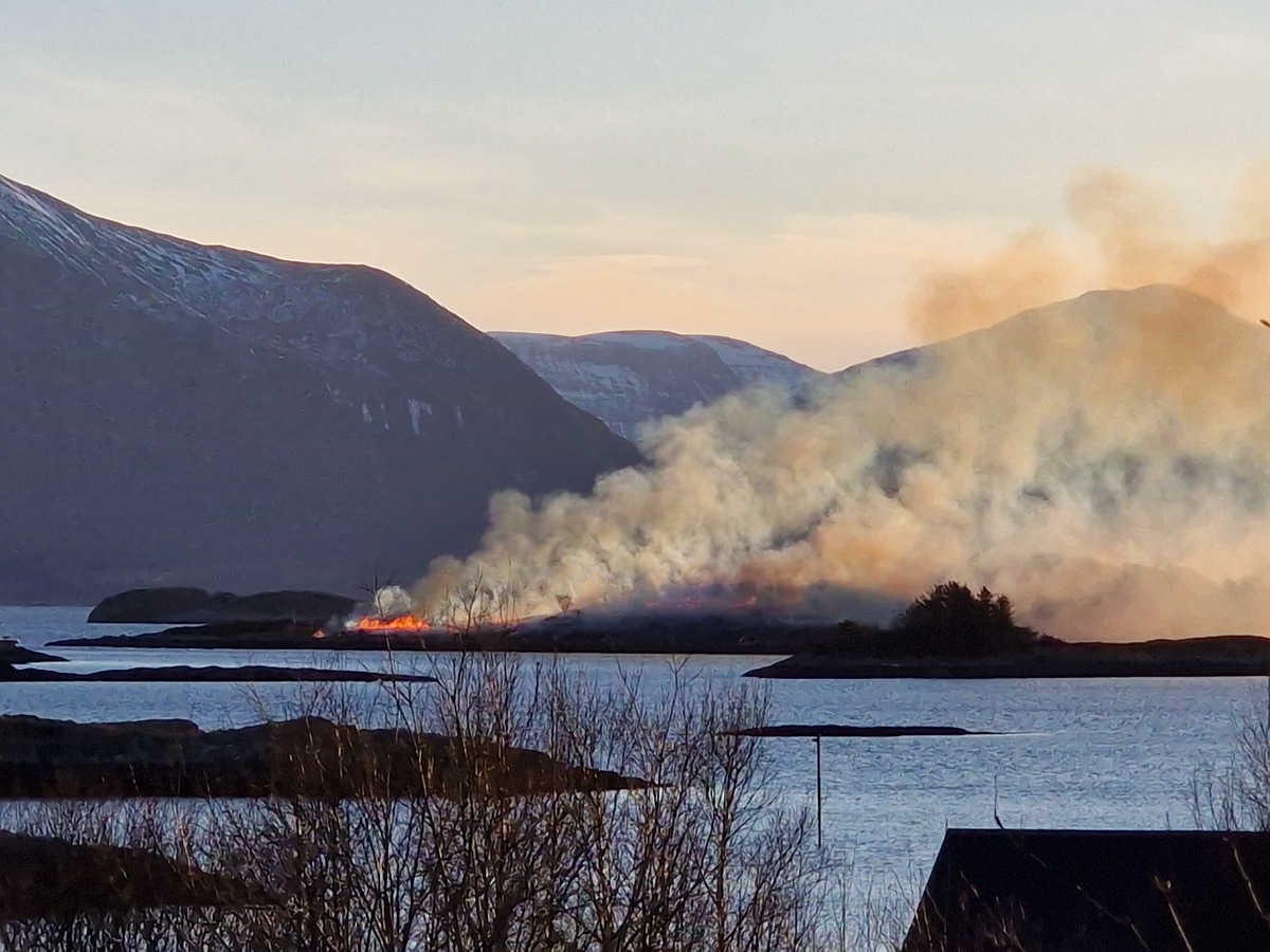 Turfølge fast i fjellet