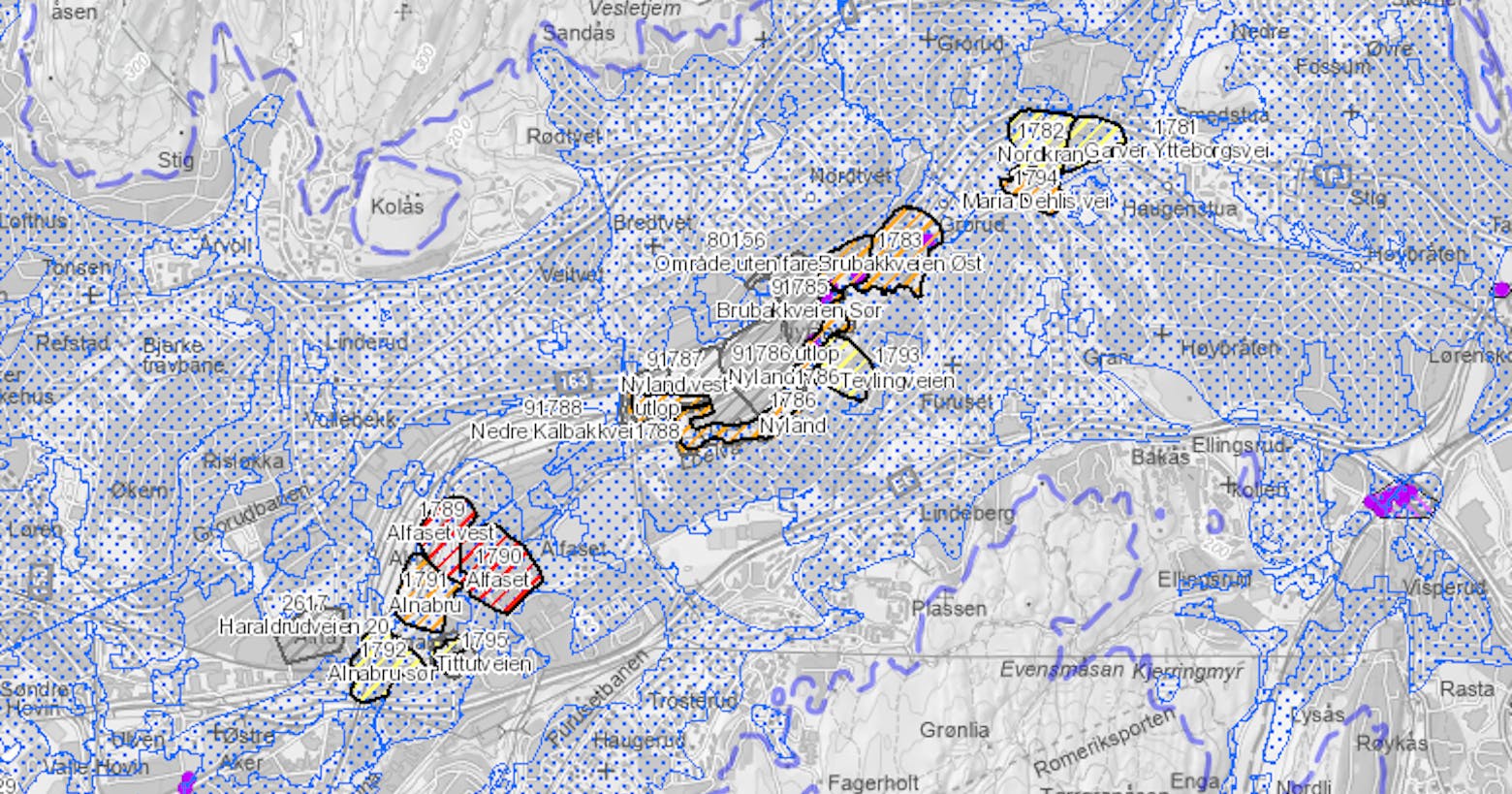 Kvikkleire er blant risikoene som småhusplanen må ta for seg. Dette vet vi om faren i Groruddalen