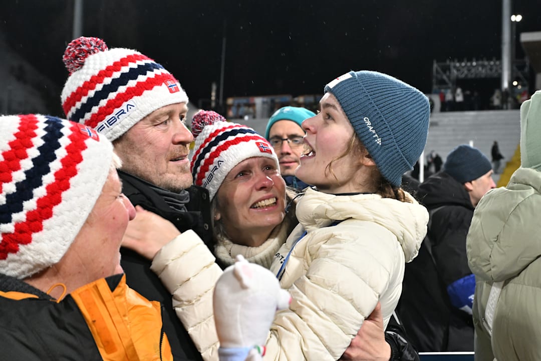 Gullvinner Anna Odine Strøm feiret med foreldrene: – De har ofret mye