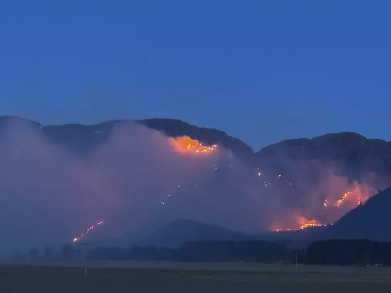 Terrengbrannen i Ørland går mot bebyggelse – flere husstander evakuert