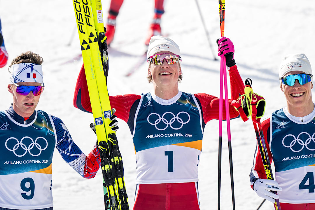 Klæbo tok sitt sjette OL-gull i høydramatisk renn: – Mye lettelser