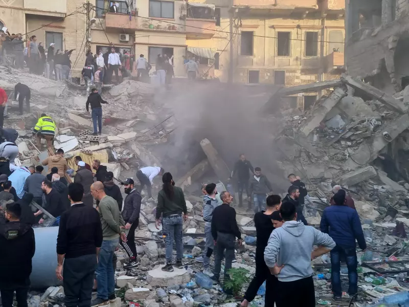 Ni døde da bygning raste sammen i Libanon