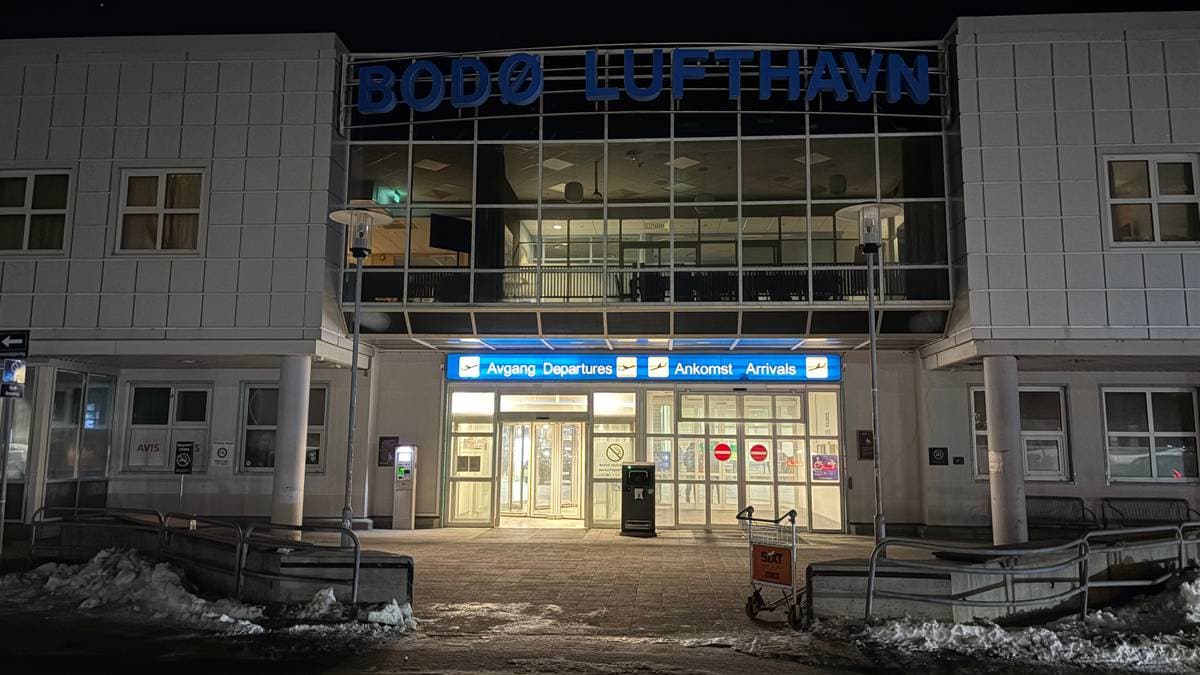 Stort strømbrudd stengte Bodø lufthavn
