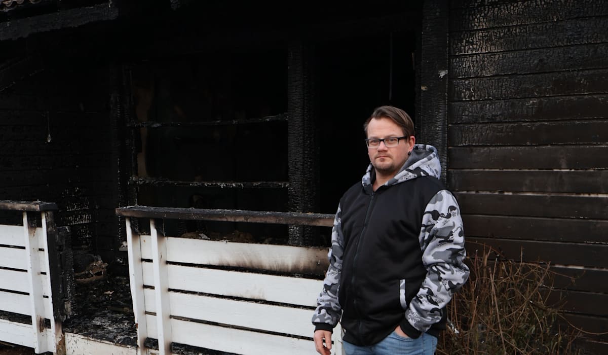Mistet det kjæreste han eide i brannen
