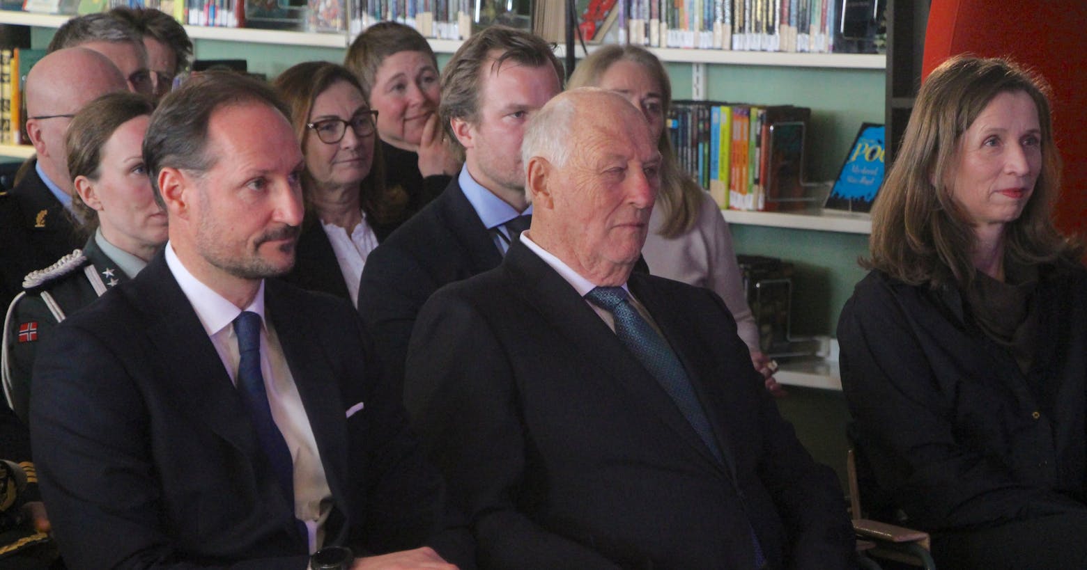 Her er Kongen og Kronprinsen på Bjerke