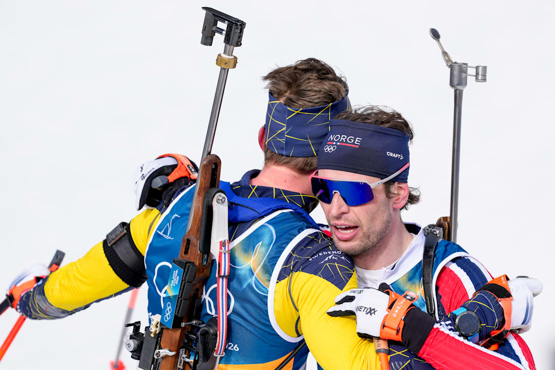 Ny medalje til Sturla Holm Lægreid i OL - tok sølv på jaktstarten