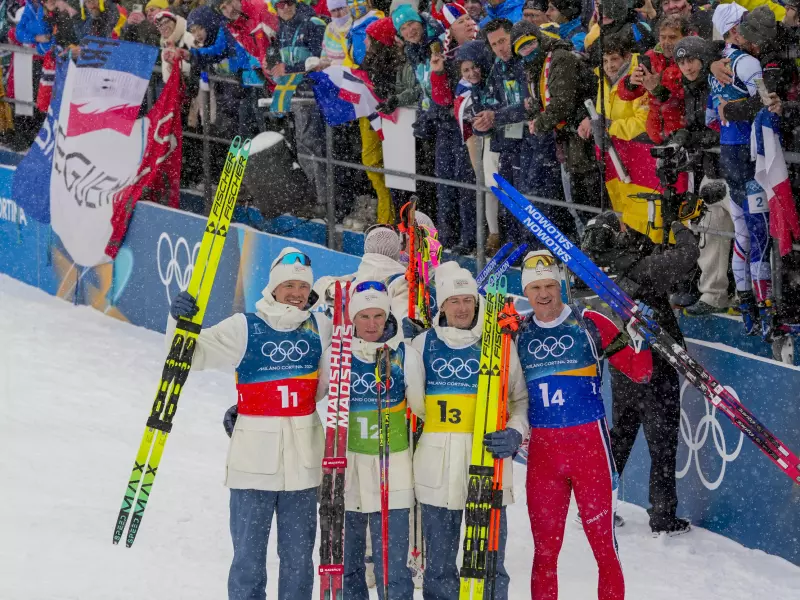 Norsk stafettsølv i OL – gullvinner Botn fikk trøbbel