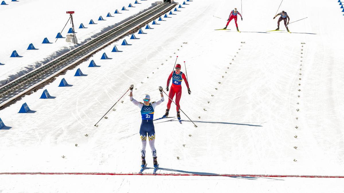 Sverige tok OL-gull på lagsprinten – Norge utenfor pallen