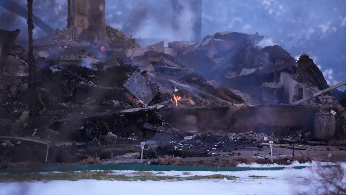 Dette er alt som står igjen av huset etter dramatisk politiaksjon i Bergen