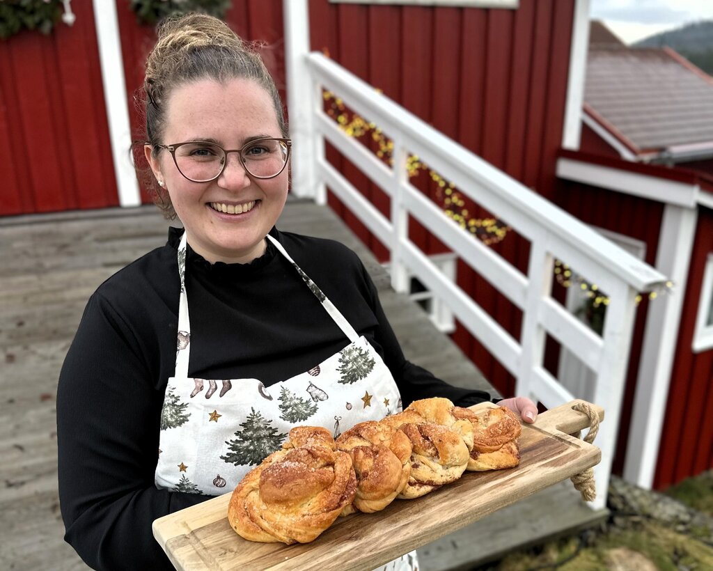 Baksten til Stine har fått over 125.000 visninger: – Kjente jeg ble stressa