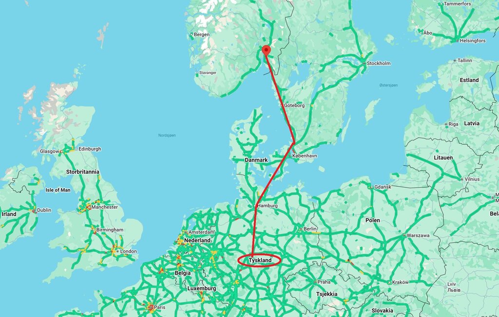 Tok taxi fra Tyskland til Hobøl – og stakk av