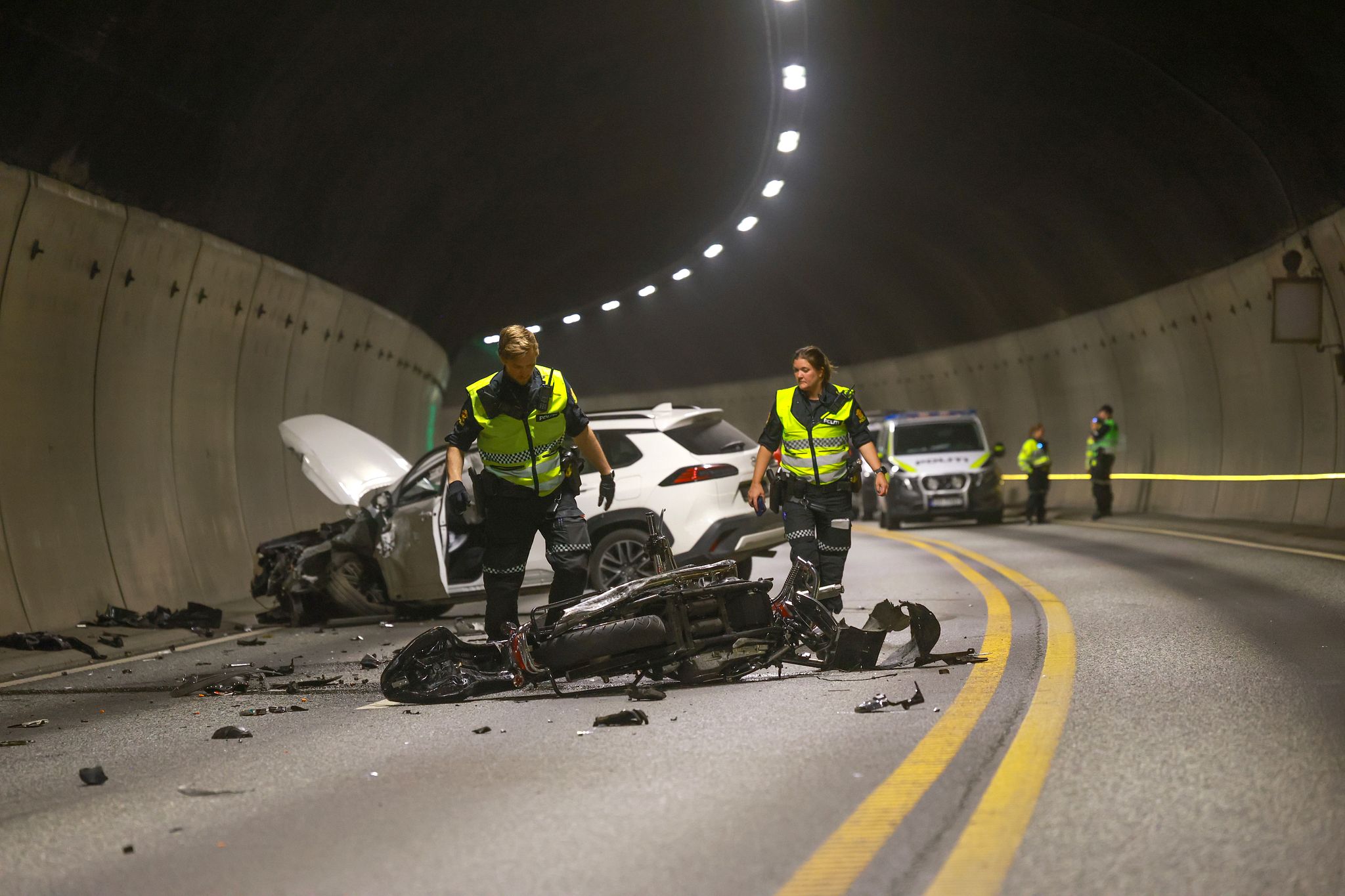 Oslofjordtunnelen stengt etter trafikkulykke