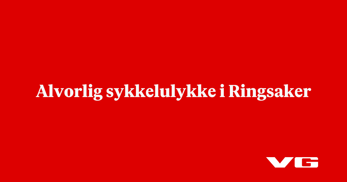 Alvorlig sykkelulykke i Ringsaker