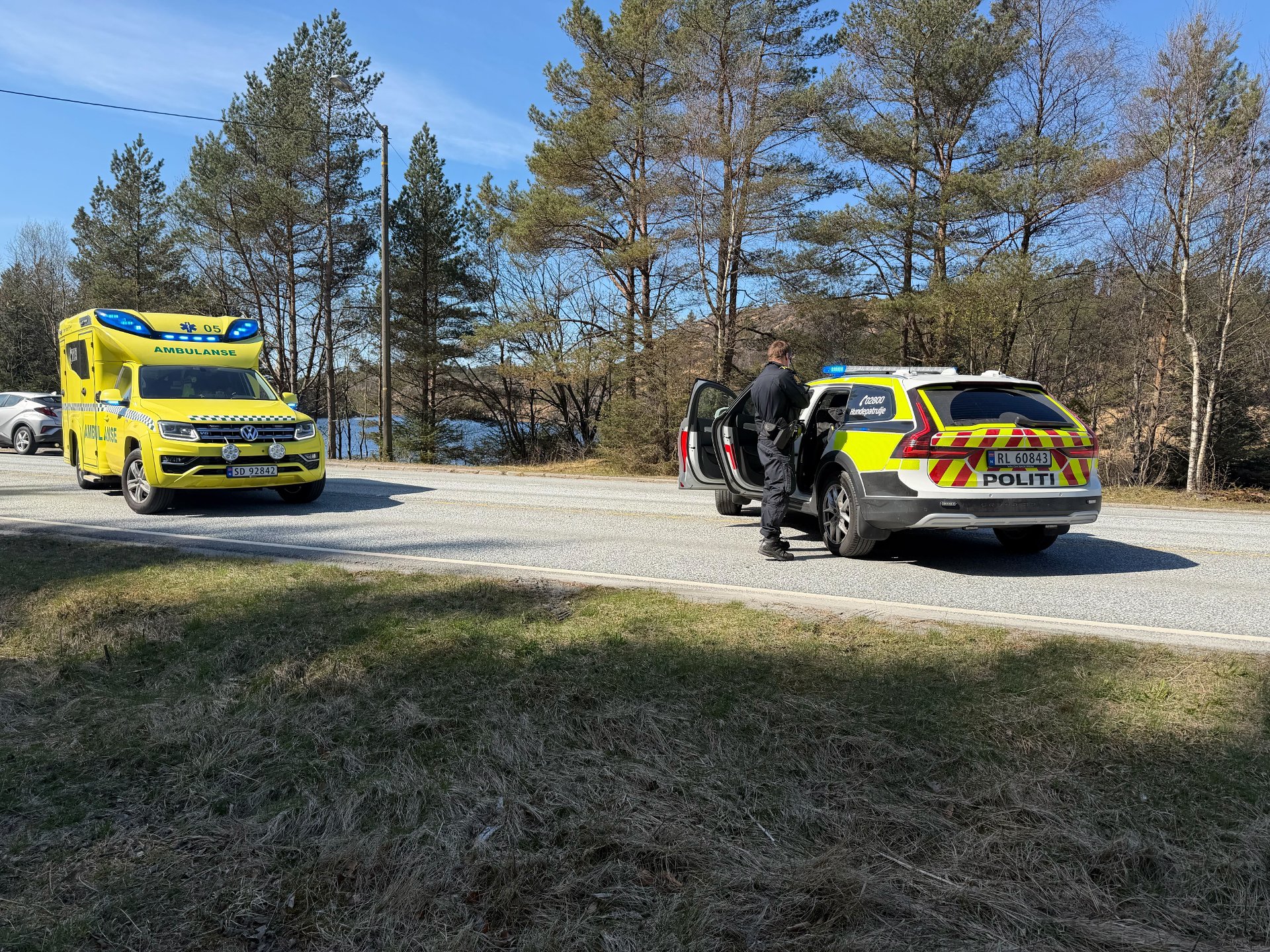 Ulykke i Sveio mellom to tankbiler: Veien er stengt 