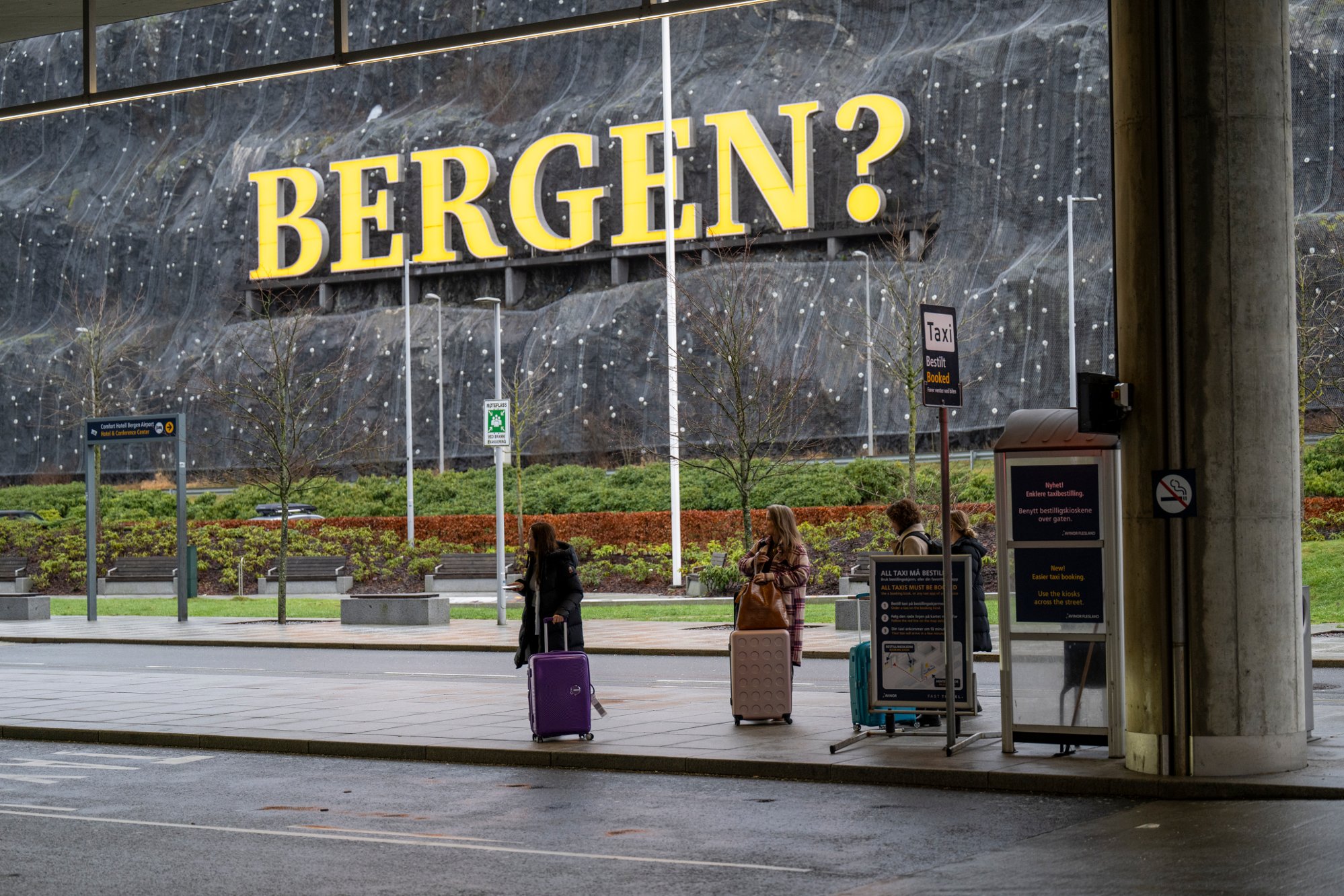 Kutter nødpass på Flesland