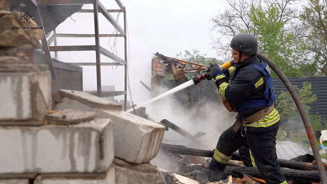 Russland sendte minst 800 droner mot Ukraina
