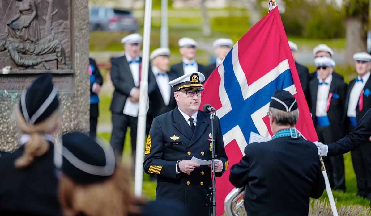 Minnestund ved bautaen