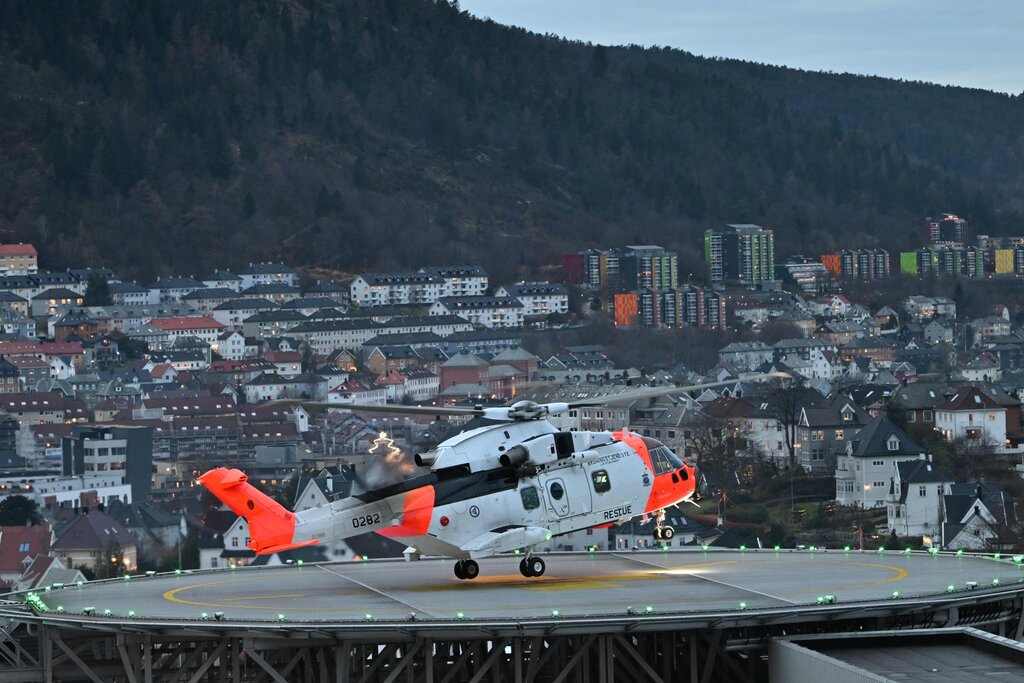 Redningsaksjon i byfjellene