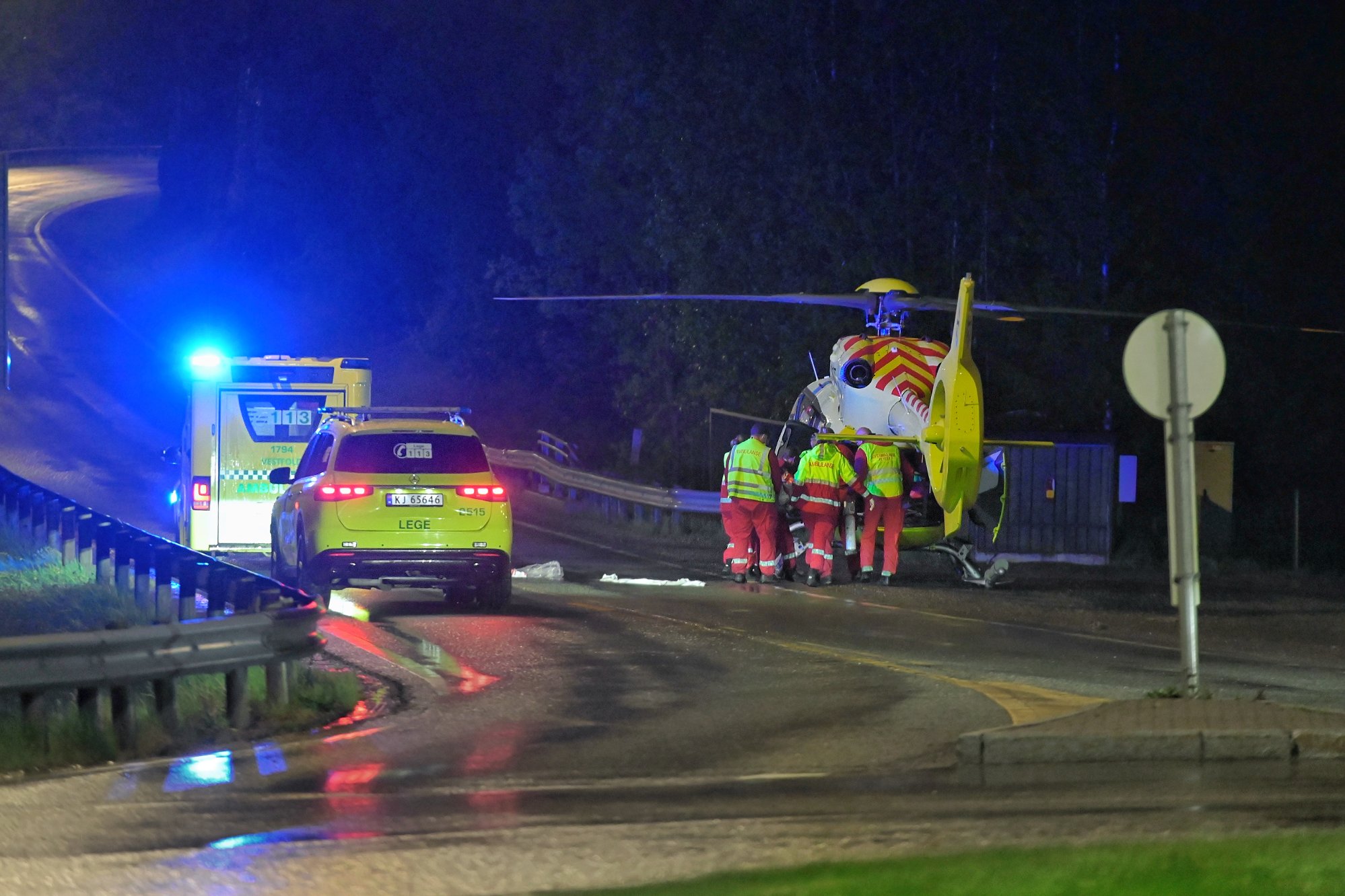 Mann i 20-årene kritisk skadd
