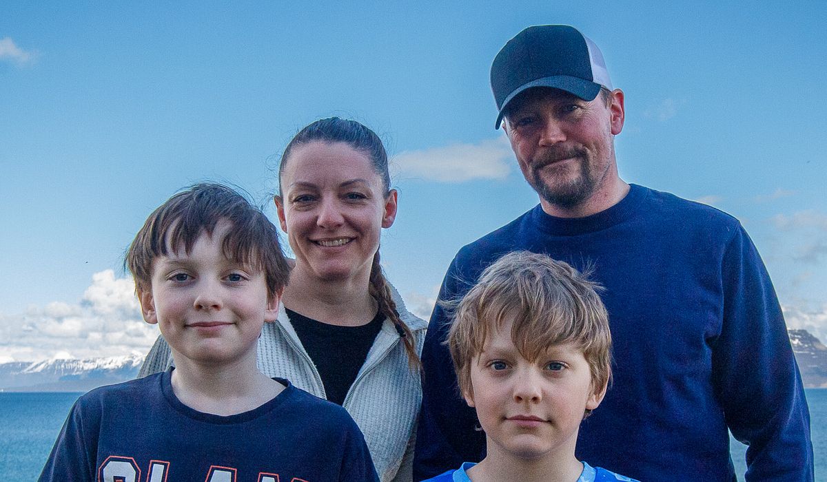 Familien jakter turglede året rundt
