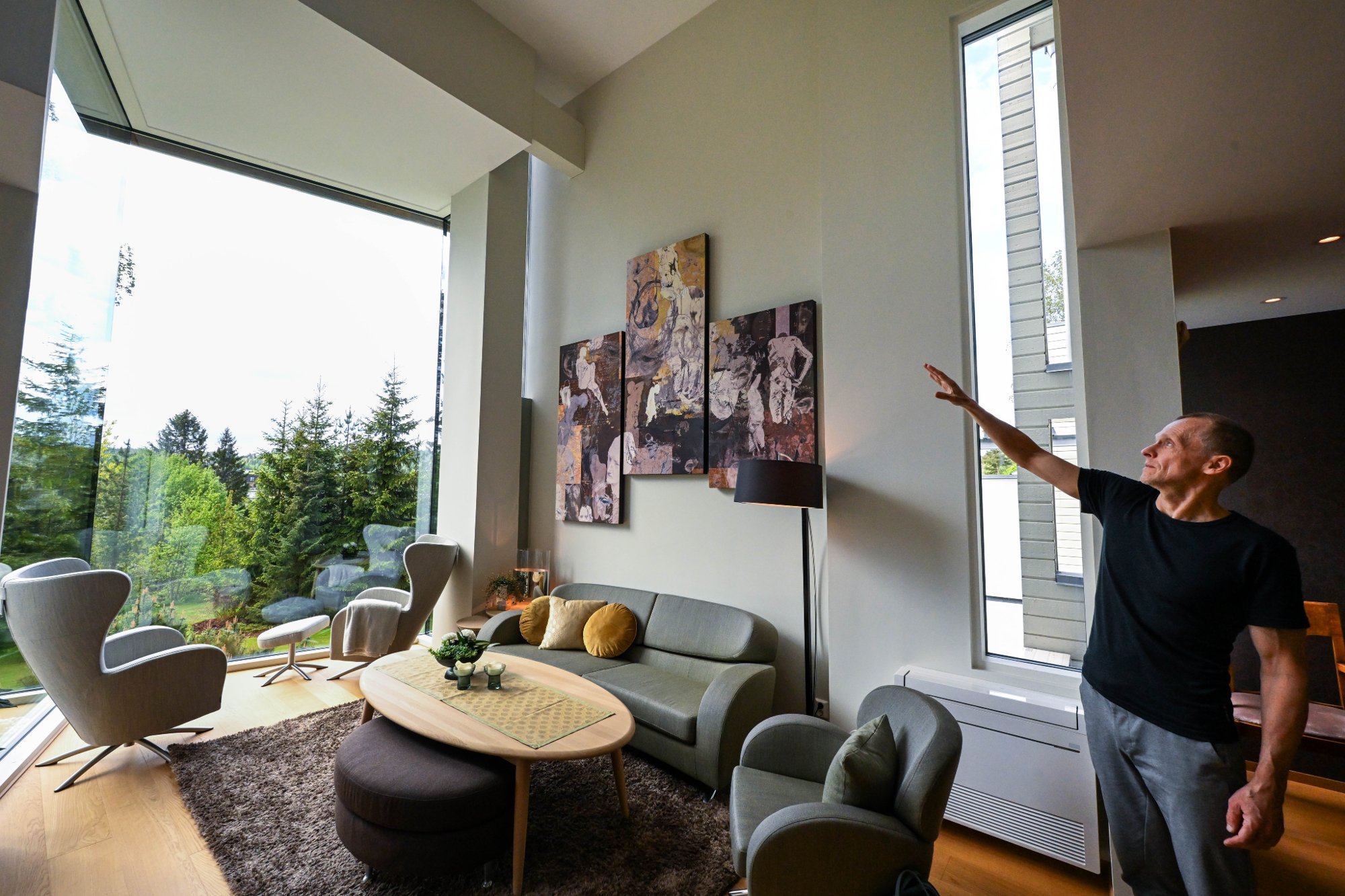 Inn i arkitektens hjem: – Funkis tatt hakket videre