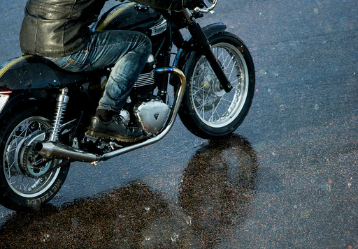 Bil sto stille i vegen på E39