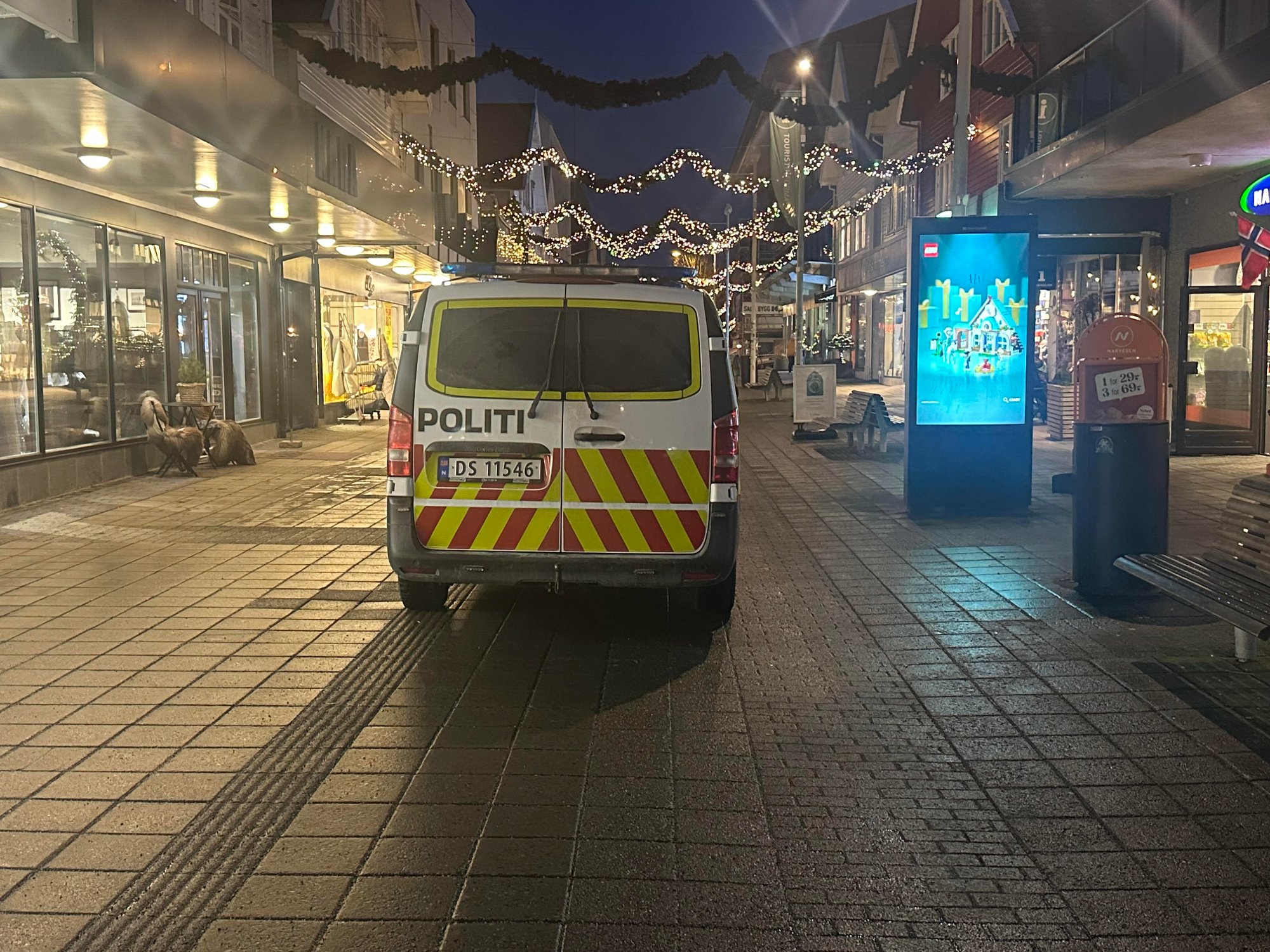 Har rykket ut etter melding om aggressiv krangel