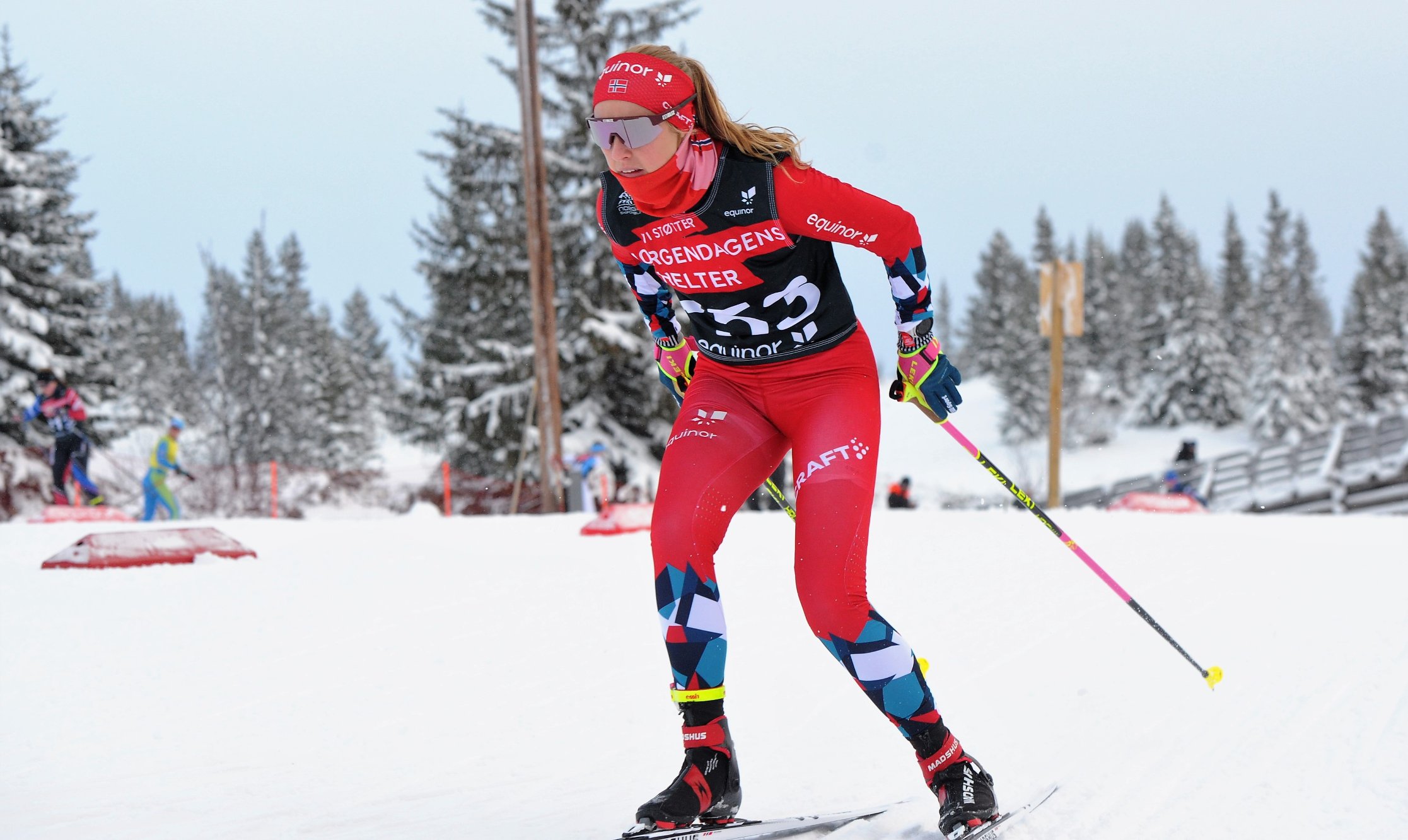 Karoline Simpson-Larsen med overraskende seier i Davos