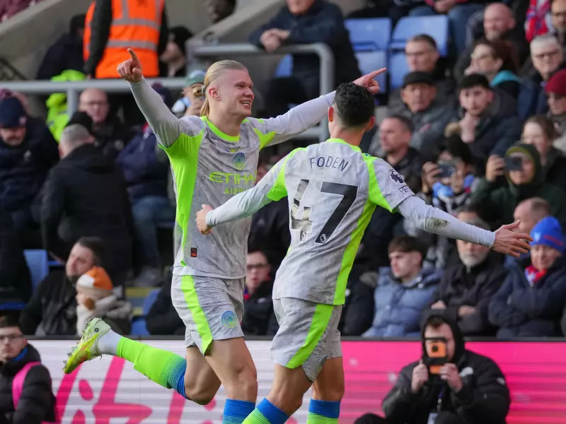 Erling Braut Haaland med måldobbel for Manchester City – knuste Crystal Palace på bortegress