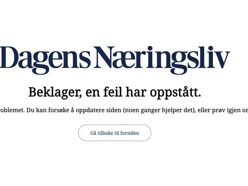 DN har tekniske problemer