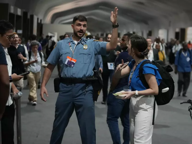 Brann på klimatoppmøtet – ingen personer skadet