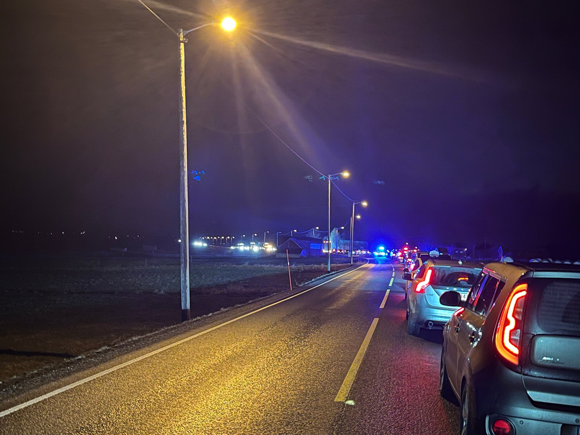 Rykket ut til trafikkulykke