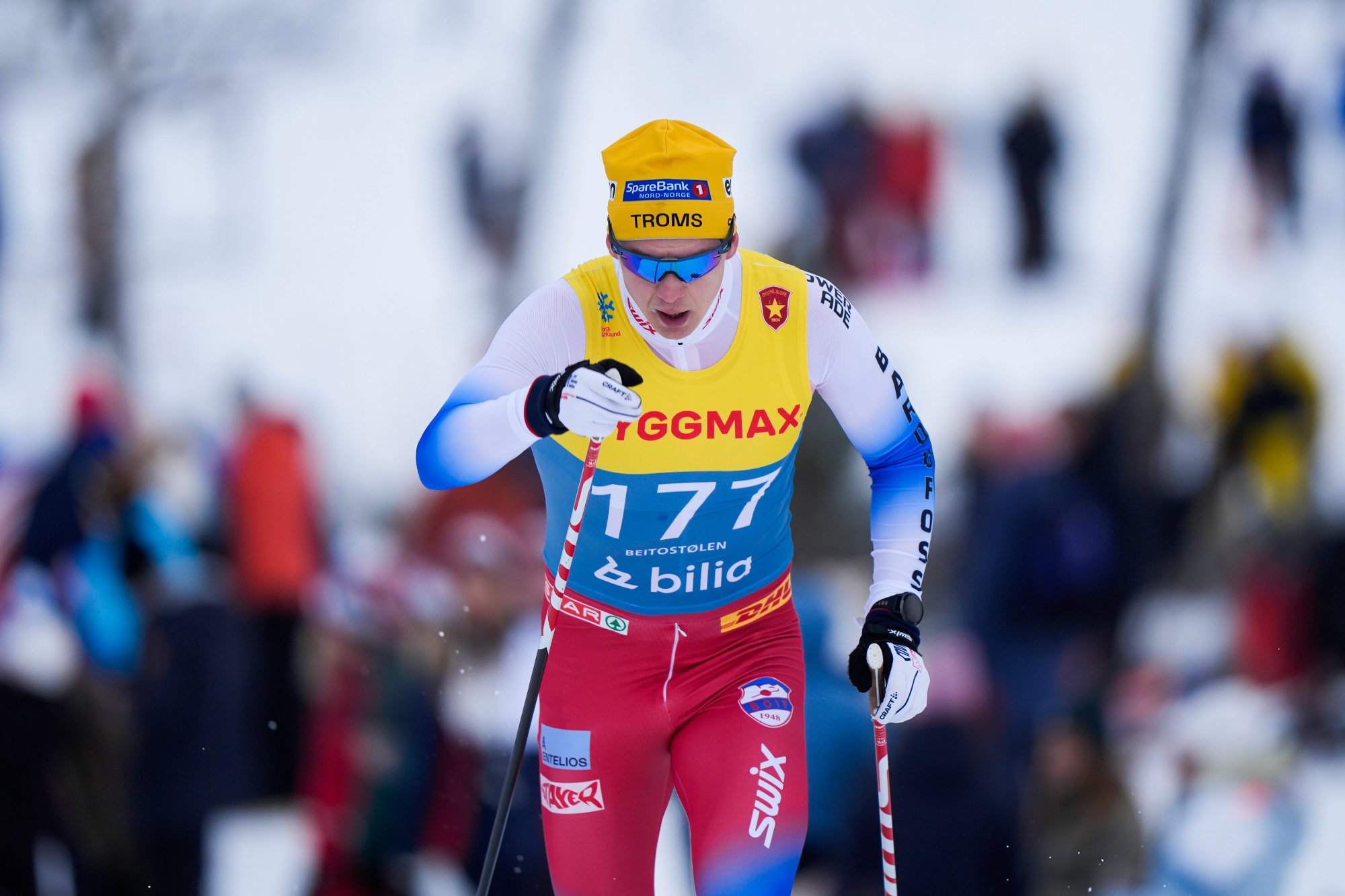 Beitostølen 20251122. 
Erik Valnes under 10 km klassisk på Beitostølen.
Foto: Terje Pedersen / NTB