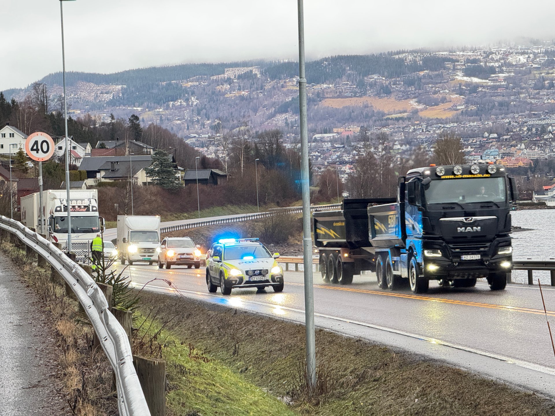Mistet dør på E6: – Vet ikke helt hva som har skjedd
