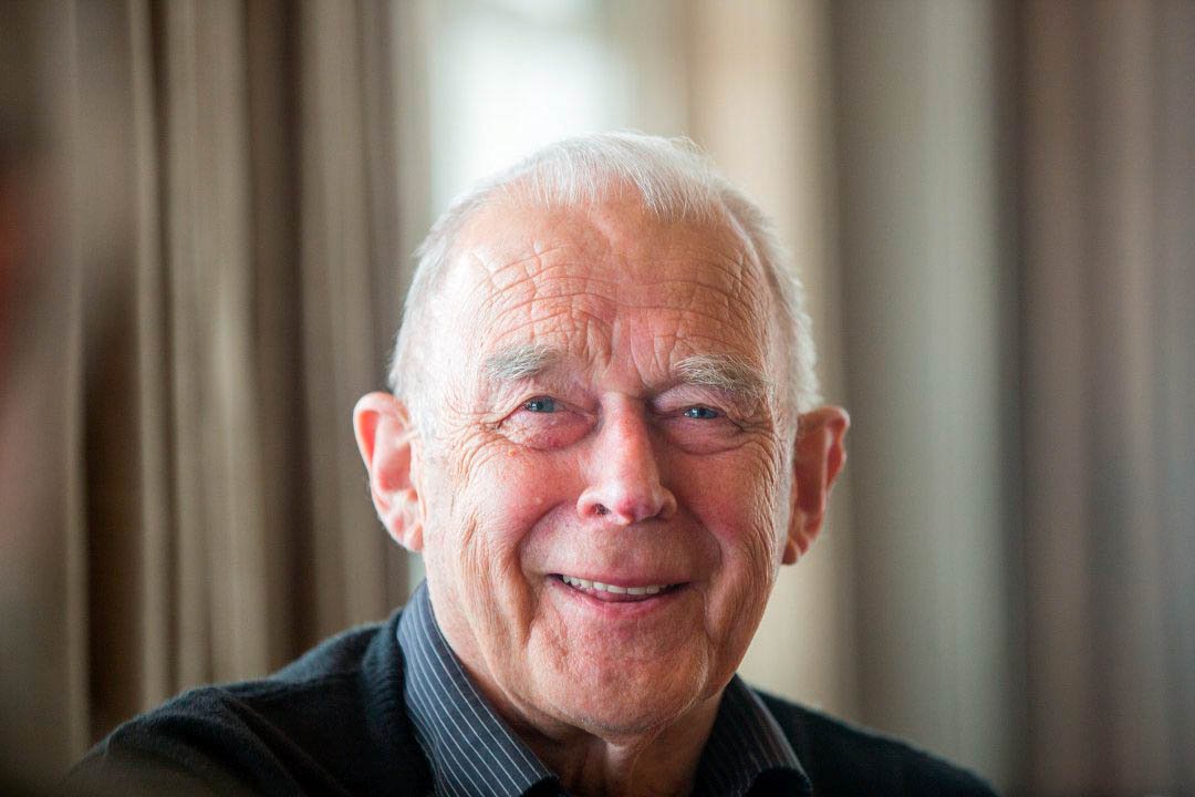 80 år: Her er et bilde fra da Arthur Arntzen fylte 80 år. Foto: Yngve Olsen Sæbbe