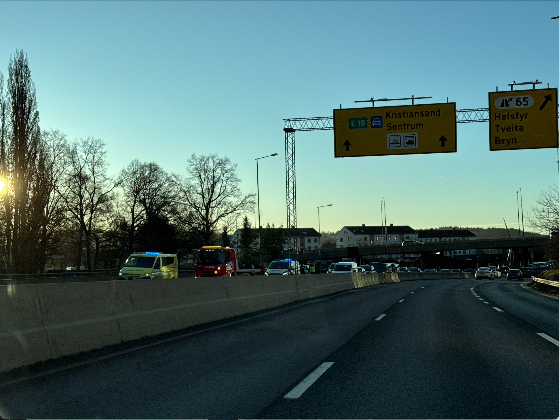 Ny trafikkulykke på E6: – Skaper store trafikale problemer