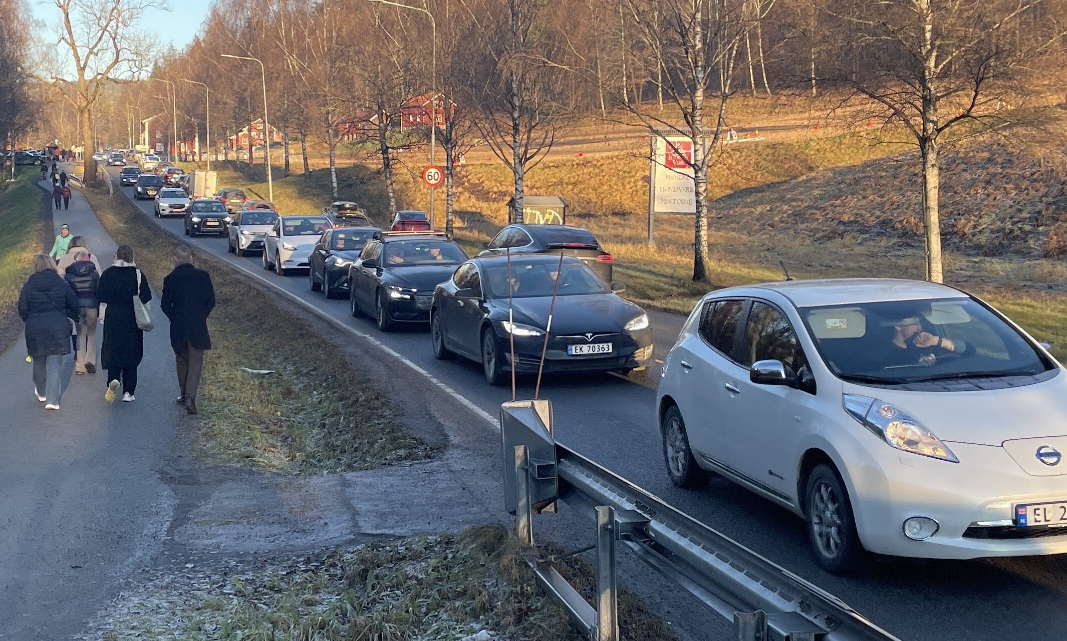 Julemarked skaper lang kø