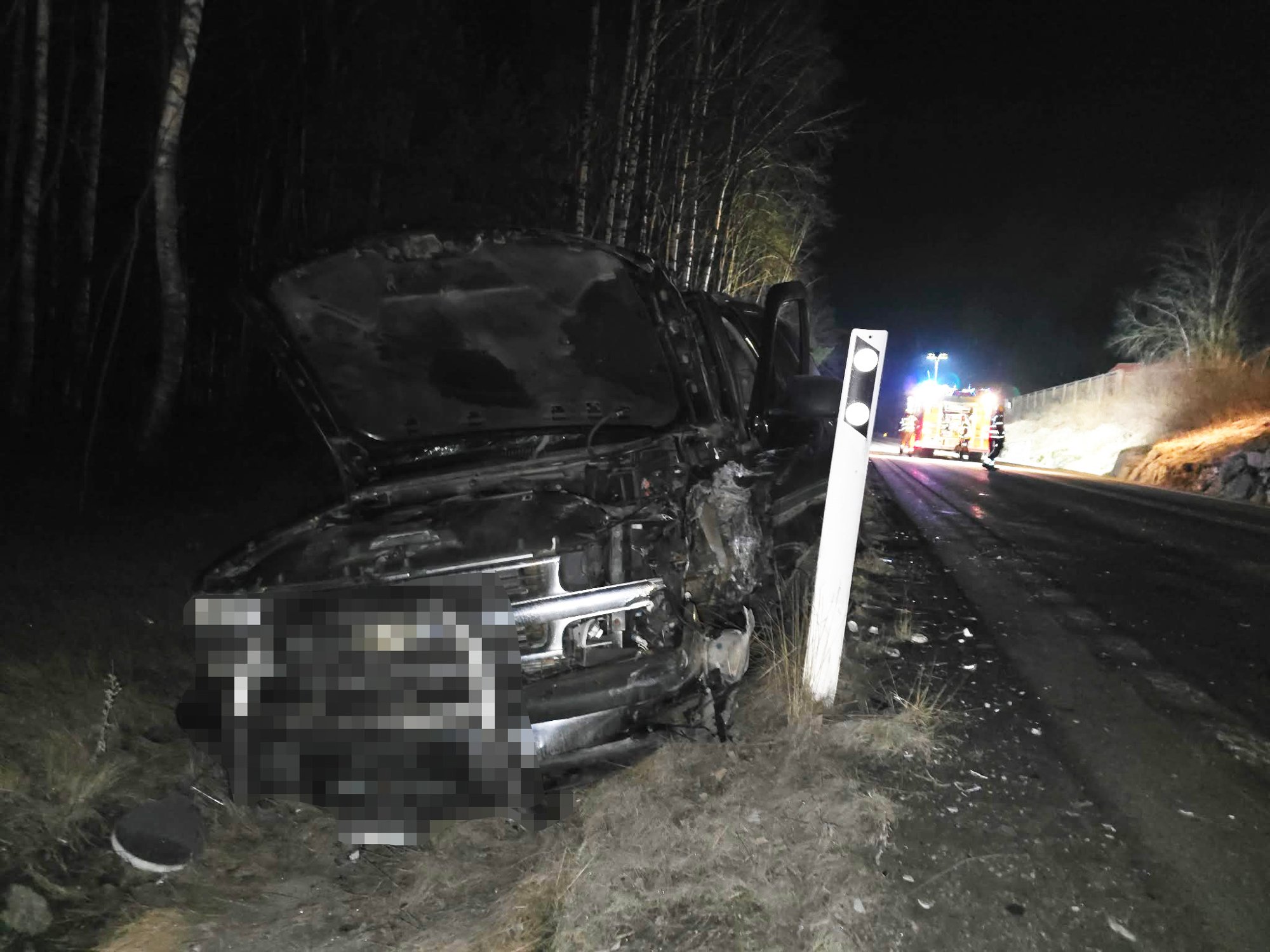 Frontkolliderte: – Hørte et solid smell 