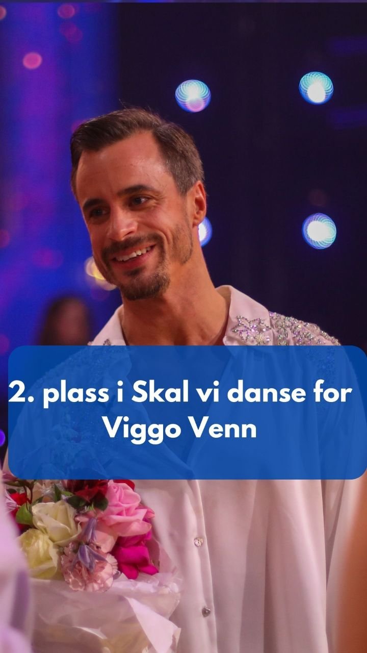 Viggo Venn fikk andreplass i Skal vi danse