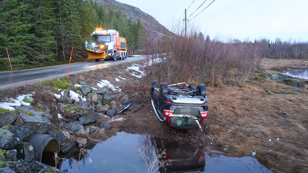 Politiet advarer om såpeglatte veier: – Ta det med ro
