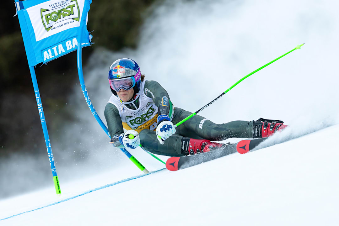 Lucas Braathen på pallen igjen – nummer to i storslalåm i Alta Badia