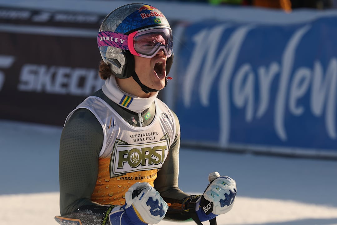 Lucas Braathen på pallen igjen – nummer to i storslalåm i Alta Badia