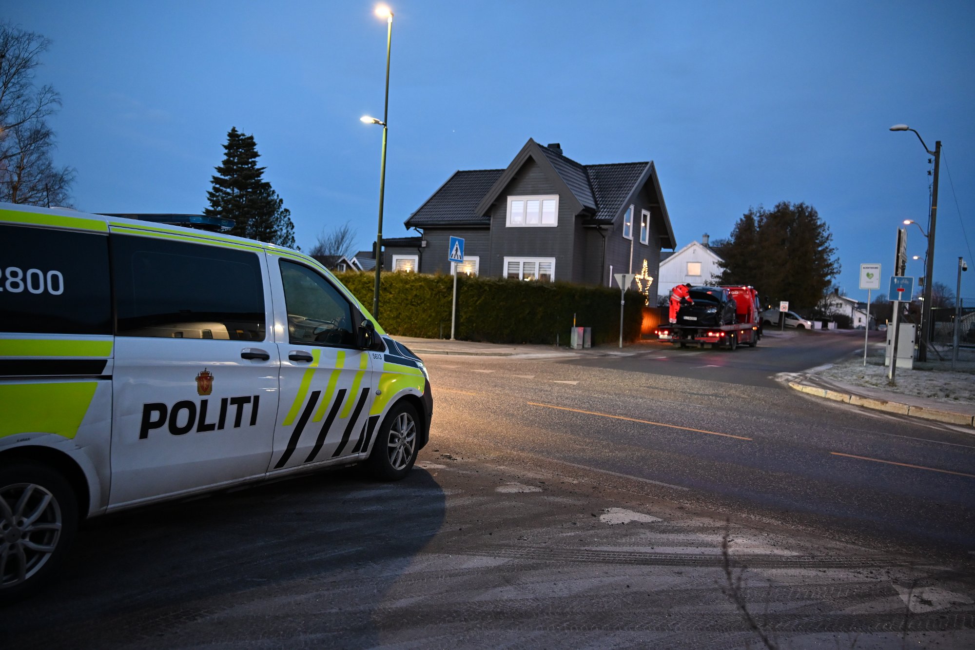 Rykker ut til trafikkuhell