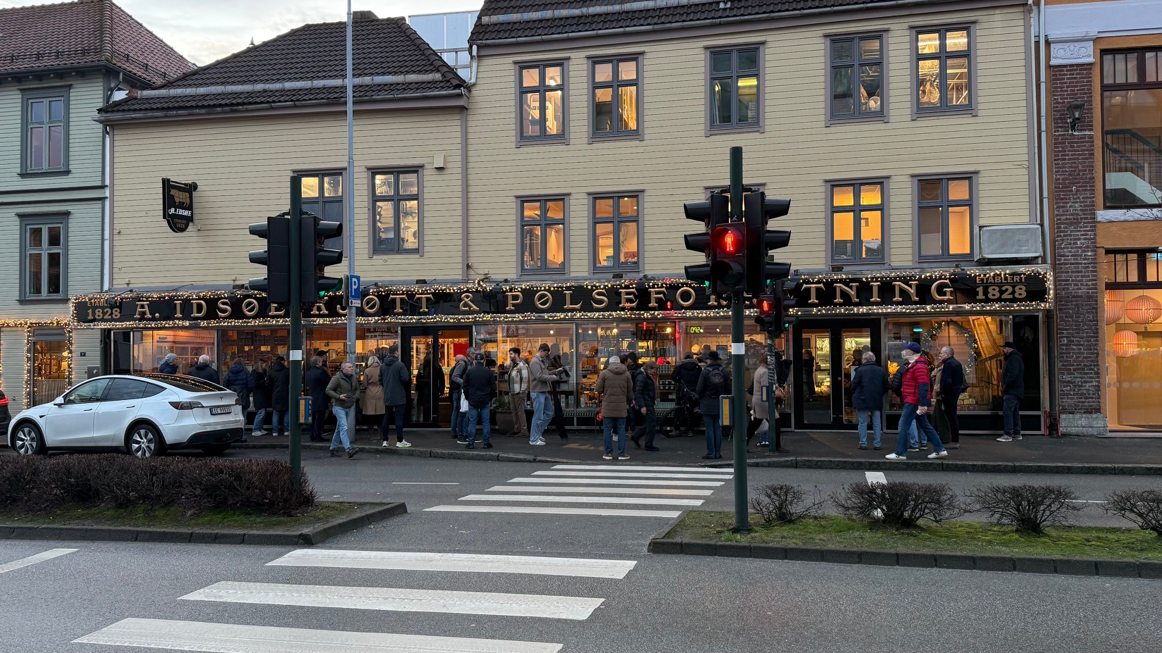 Her er det lange køer i dag