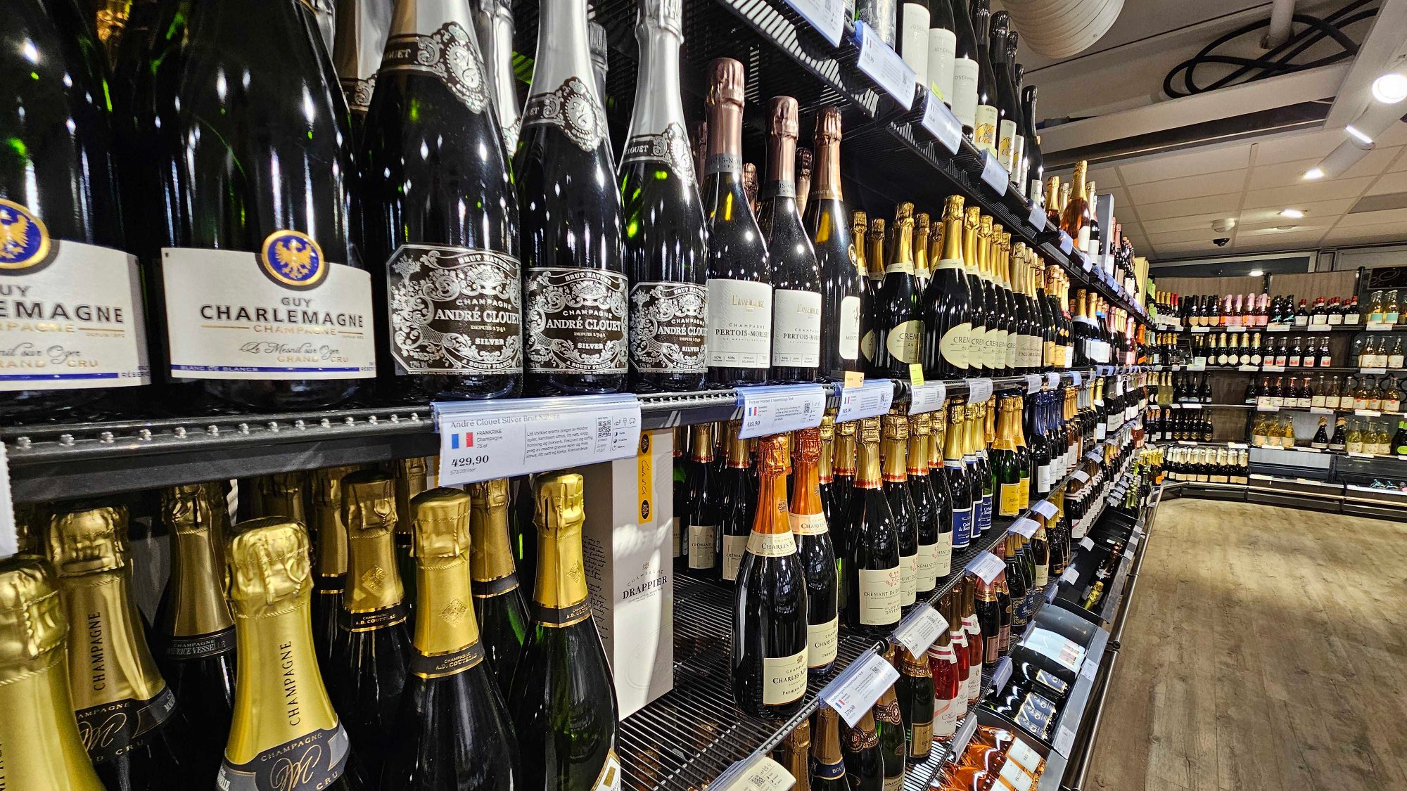 Musserende, champagne