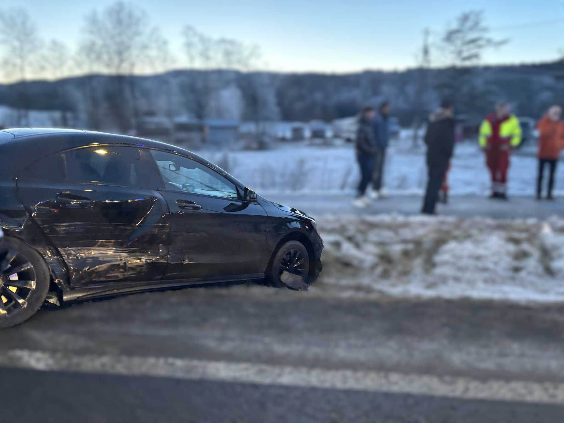 Kollisjon på riksvei 4