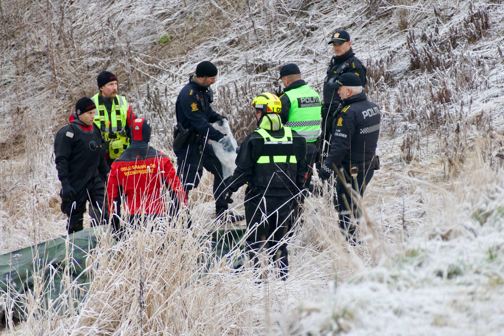 Funn av død person i Sagelva