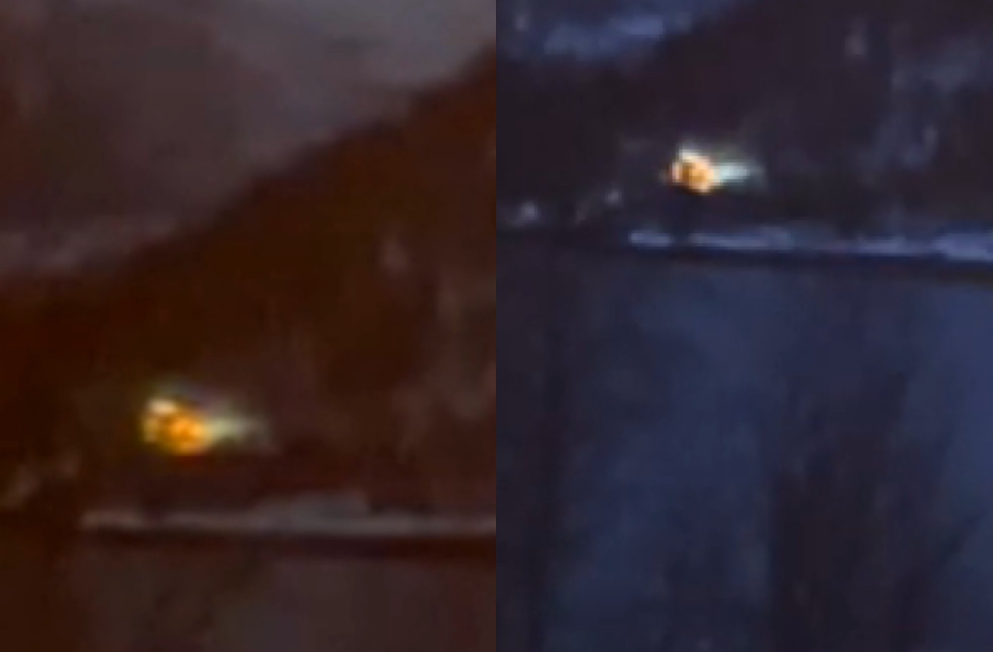 Her har en buss kjørt utfor: – Så ut som julelys