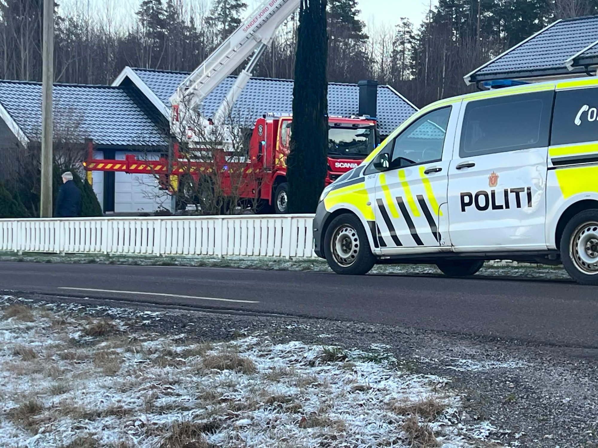 Rykket ut til pipebrann