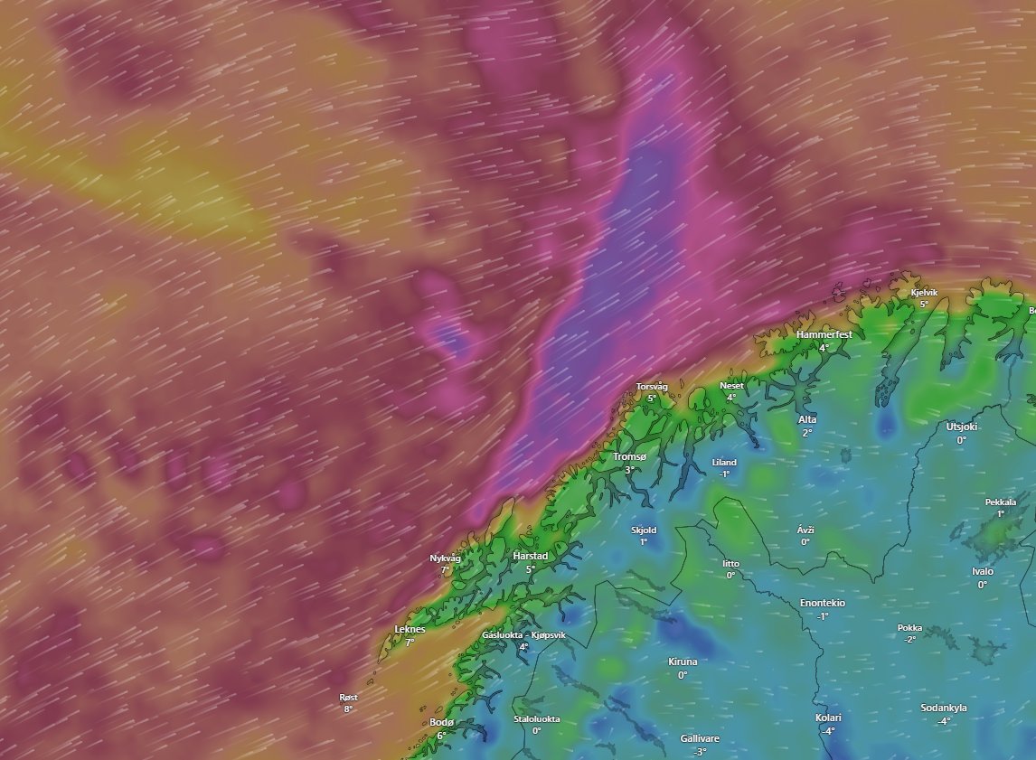 Uvær på vei mot Troms: Dette blir de verste timene